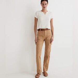 Madewell 90s Straight Cargo in Sand Dune